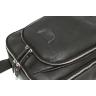 Вантажний чоловічий рюкзак зі шкіри Крейзі чорного кольору VATTO (12082) - 3