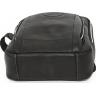 Винтажный мужской рюкзак из кожи Крейзи черного цвета VATTO (12082) - 5