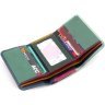 Різнобарвний жіночий гаманець із натуральної шкіри з відсіком для монет ST Leather 1767241 - 7
