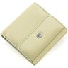Маленький жіночий шкіряний гаманець молочного кольору ST Leather 1767341 - 3