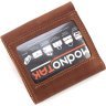 Компактний гаманець з вінтажної шкіри теракотового кольору Grande Pelle 67841 - 3