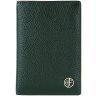 Шкіряна обкладинка для паспорта із фактурної шкіри зеленого кольору Hammonds Flycatcher PH602 з відсіком для карт 108041 modnotak фото - 1