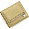 Золотий жіночий гаманець маленького розміру з натуральної шкіри Marco Coverna 68641 - 3