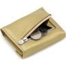 Золотий жіночий гаманець маленького розміру з натуральної шкіри Marco Coverna 68641 - 4
