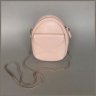 Пудровая женская мини-сумка на плечо из фактурной кожи BlankNote Kroha 79041 - 6