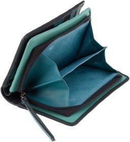 Разноцветный женский кошелек среднего размера из натуральной кожи с монетницей Visconti 69241