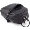 Черный женский рюкзак среднего размера из фактурной кожи KARYA 69741 - 6