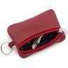 Маленька жіноча ключниця із фактурної шкіри червоного кольору ST Leather 70842 - 5