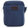 Мужская текстильная сумка-планшет маленького размера в синем цвете Monsen 71542 - 1