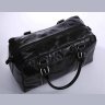Черная дорожная сумка из натуральной кожи большого размера VINTAGE STYLE (14135) - 5