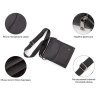 Шкіряна чоловіча сумка планшет чорного кольору H.T Leather (10306) - 4