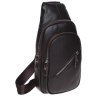 Мужской кожаный вместительный слинг-рюкзак коричневого цвета Borsa Leather 72942 фото №1 Мужской кожаный вместительный слинг-рюкзак коричневого цвета Borsa Leather 72942 modnotak фото - 1
