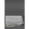 Компактна сумка сірого кольору з натуральної шкіри BlankNote Еліс (12696) - 4