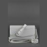 Компактная сумка серого цвета из натуральной кожи BlankNote Элис (12696) - 7