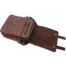 Кожаная мужская наплечная сумка вертикального типа Leather Collection (10363) - 6