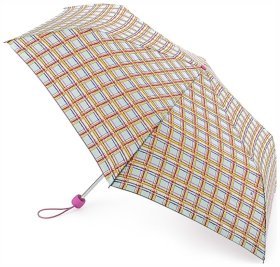 Зонт женский Fulton Superslim-2 L553 Modern Check (складной, механика, разноцветный в клетку) 93842