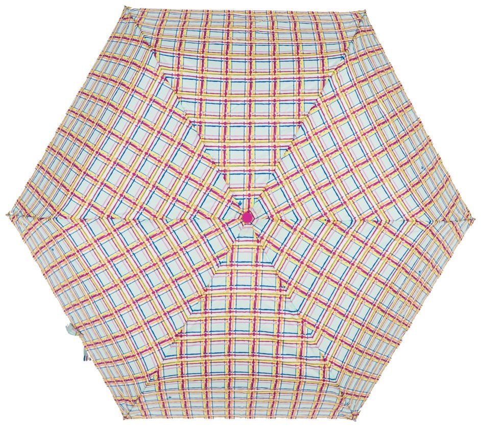 Зонт женский Fulton Superslim-2 L553 Modern Check (складной, механика, разноцветный в клетку) 93842 modnotak фото №4