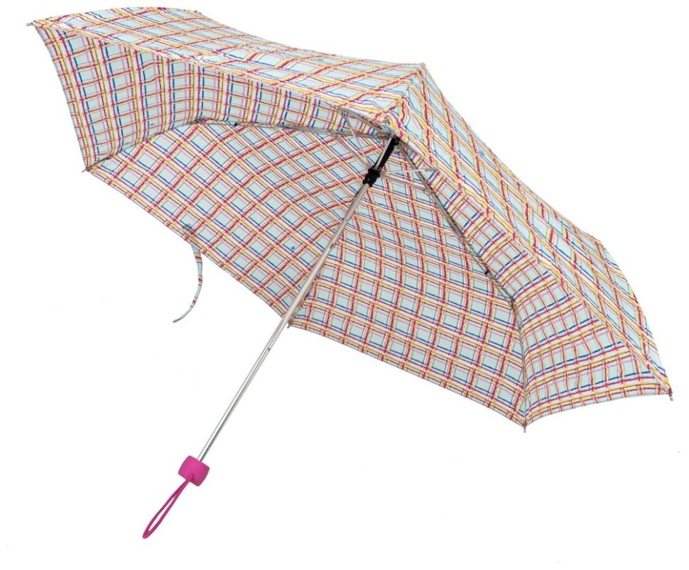 Зонт женский Fulton Superslim-2 L553 Modern Check (складной, механика, разноцветный в клетку) 93842 modnotak фото №5
