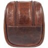 Чоловічий несесер з гладкої шкіри з ручкою для носіння Ashwood T78 Chestnut 94242 коричневого кольору фото №3 Чоловічий несесер з гладкої шкіри з ручкою для носіння Ashwood T78 Chestnut 94242 коричневого кольору modnotak фото - 3
