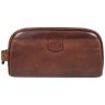 Чоловічий несесер з гладкої шкіри з ручкою для носіння Ashwood T78 Chestnut 94242 коричневого кольору фото №4 Чоловічий несесер з гладкої шкіри з ручкою для носіння Ashwood T78 Chestnut 94242 коричневого кольору modnotak фото - 4