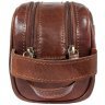 Чоловічий несесер з гладкої шкіри з ручкою для носіння Ashwood T78 Chestnut 94242 коричневого кольору фото №5 Чоловічий несесер з гладкої шкіри з ручкою для носіння Ashwood T78 Chestnut 94242 коричневого кольору modnotak фото - 5