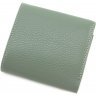 Кошелек бледно-зеленого цвета из натуральной кожи на кнопке Tony Bellucci (10781) - 4