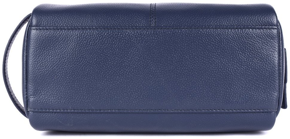 Косметичка для мужчин из натуральной фактурной кожи Brampton London синего цвета 94542 modnotak фото №7