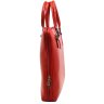 Жіноча ділова сумка червоного кольору з натуральної шкіри Desisan (3032-4) - 3