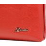 Жіноча ділова сумка червоного кольору з натуральної шкіри Desisan (3032-4) - 5