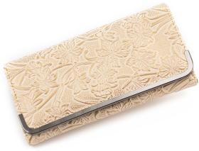 Бежевий жіночий гаманець зі штучної шкіри Kivi (17910)