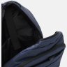 Великий чоловічий рюкзак однотонного синього кольору з текстилю Monsen (21461) - 7