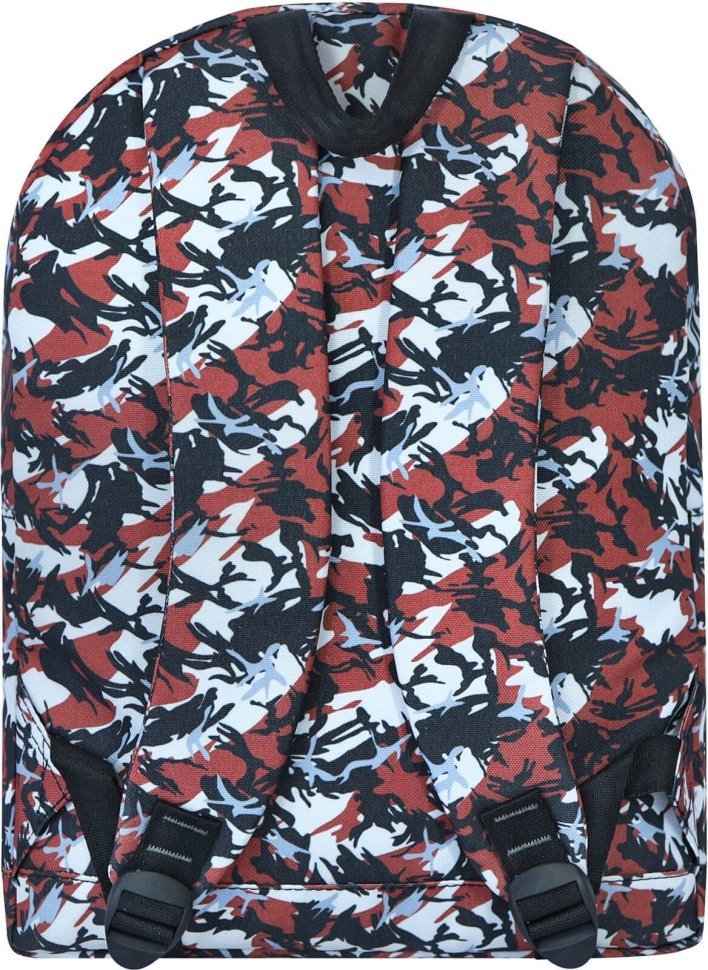 Різнокольоровий рюкзак з текстилю з дизайнерським принтом Bagland (55742)