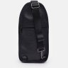 Мужской черный рюкзак-слинг из натуральной кожи флотар Keizer (56042) - 3