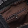 Мужской черный рюкзак-слинг из натуральной кожи флотар Keizer (56042) - 5