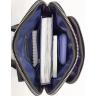 Наплечная мужская сумка планшет из винтажной матовой кожи Crazy Horse VATTO (11883) - 9
