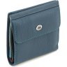 Маленький женский кошелек синего цвета из натуральной кожи ST Leather 1767342 - 8