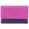 Шкіряна ключниця-гаманець рожево-фіолетового кольору Visconti Tahiti 77342 - 1