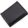 Шкіряне чоловіче портмоне чорного кольору під документи ST Leather 1767442 - 3