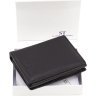 Кожаное мужское портмоне черного цвета под документы ST Leather 1767442 - 9