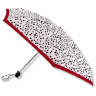 Женский мини зонт Fulton L501 Tiny-2 Dalmatian (складной, механика, с принтом долматин) белого цвета 107942 modnotak фото - 1