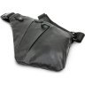 Чорна практична сумка через плече з натуральної шкіри Vintage (14997) - 4