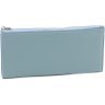 Красивий тонкий жіночий гаманець із натуральної шкіри блакитного кольору Marco Coverna 68642 - 1