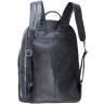 Черный кожаный рюкзак с отсеком для ноутбука Visconti Tank 69142 - 4