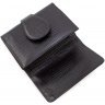 Кожаный женский кошелек черного цвета с узором под рептилию Tony Bellucci (12467) - 4