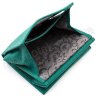 Маленький жіночий гаманець красивого зеленого кольору KARYA (1065-33) - 4