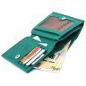 Маленький жіночий гаманець красивого зеленого кольору KARYA (1065-33) - 5