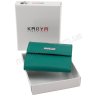 Маленький жіночий гаманець красивого зеленого кольору KARYA (1065-33) - 6