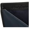 Тонке чорно-синє чоловіче портмоне з натуральної шкіри без монетниці Visconti Clipper 70743 - 2
