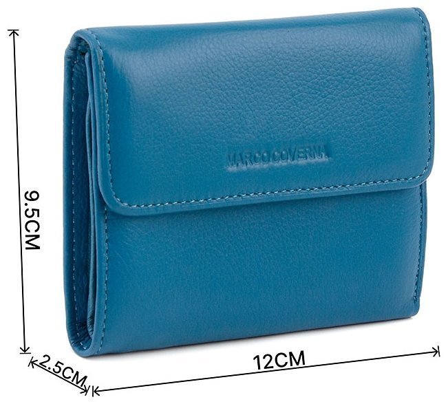 Бірюзовий жіночий гаманець на магніті Marco Coverna (17106) фото №3 Бірюзовий жіночий гаманець на магніті Marco Coverna (17106) modnotak фото №3