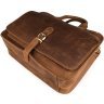 Стильна чоловіча сумка портфель з вінтажній коричневої шкіри VINTAGE STYLE (14081) - 4